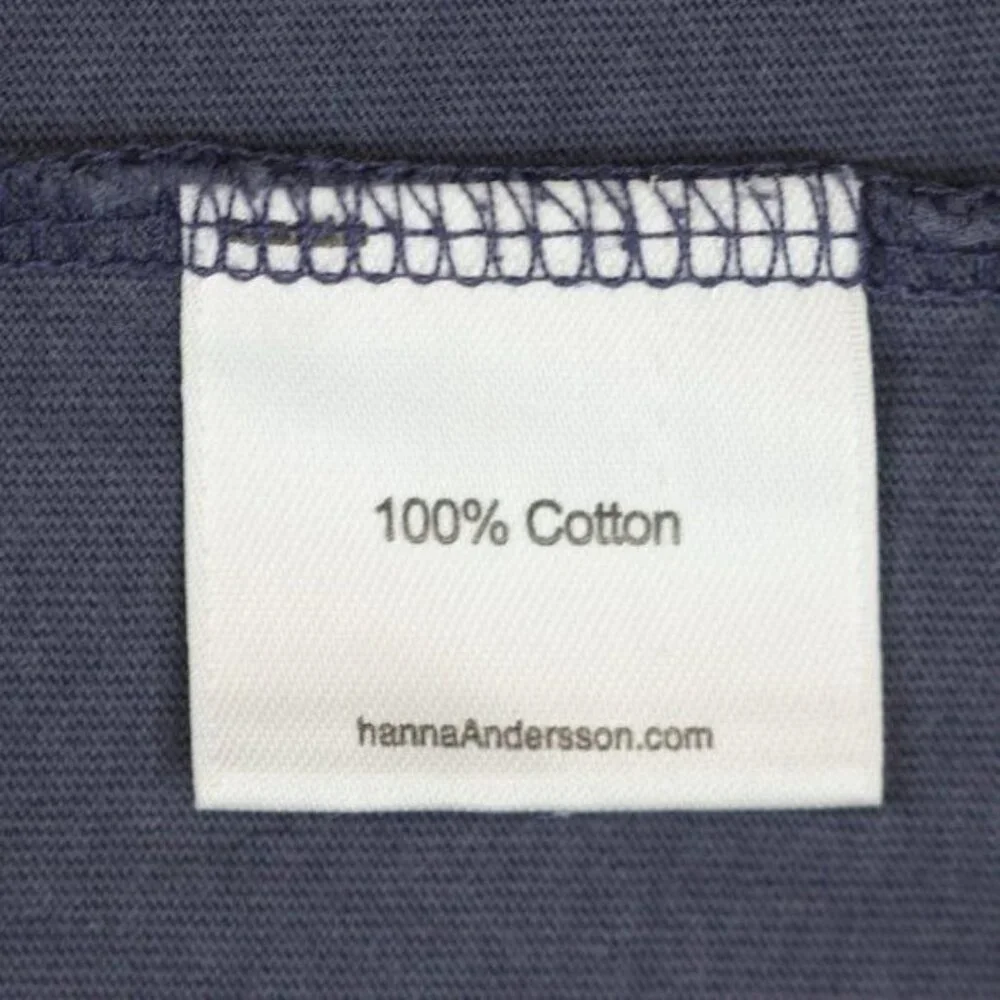 Hanna Andersson Boys Size 10 Blue White Bicycle Graphic Crewneck Long Sleeve Tee - Picture 8 of 9